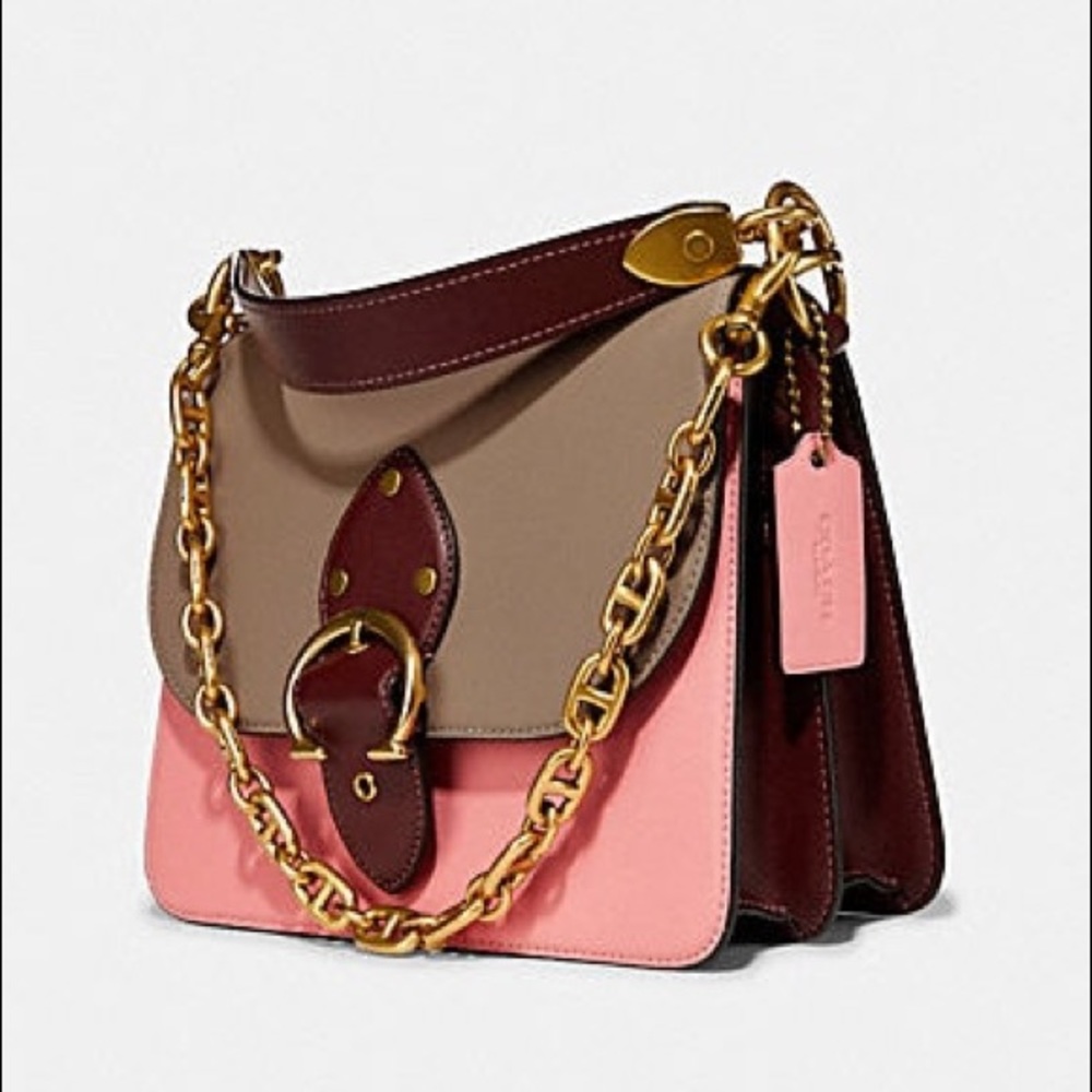 Coach Beat Shoulder Bag In Colorblock - Picture 3 of 6